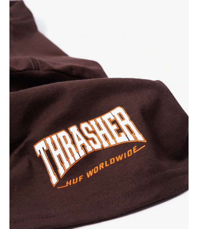 HUF HUF - SUNNYDALE TEE (CHOCOLATE)