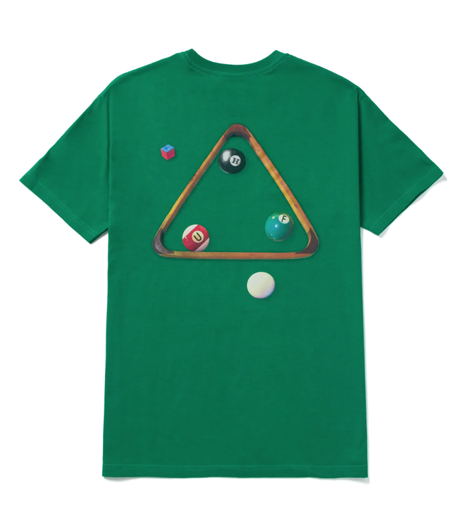HUF HUF - DIRTY POOL TRIPLE TRIANGLE TEE (KELLY GREEN)