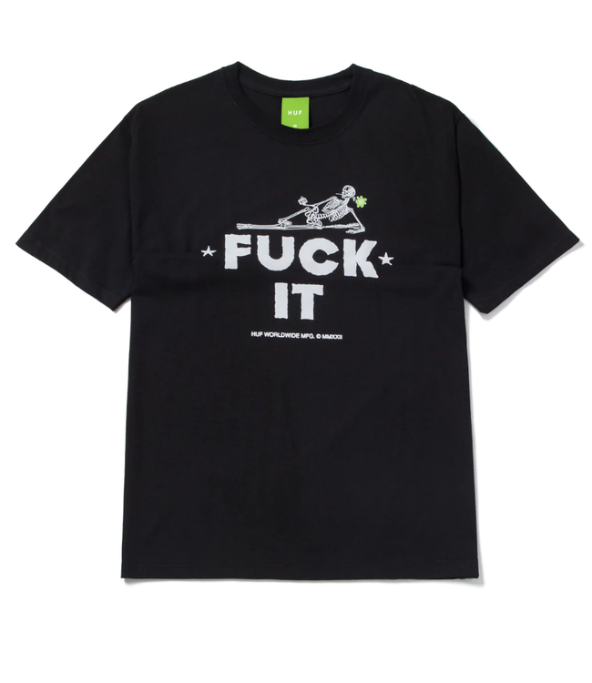 HUF HUF - GET FOLDED T-SHIRT (NOIR)