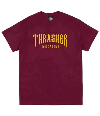 THRASHER THRASHER - LOW LOW T-SHIRT (MARON)