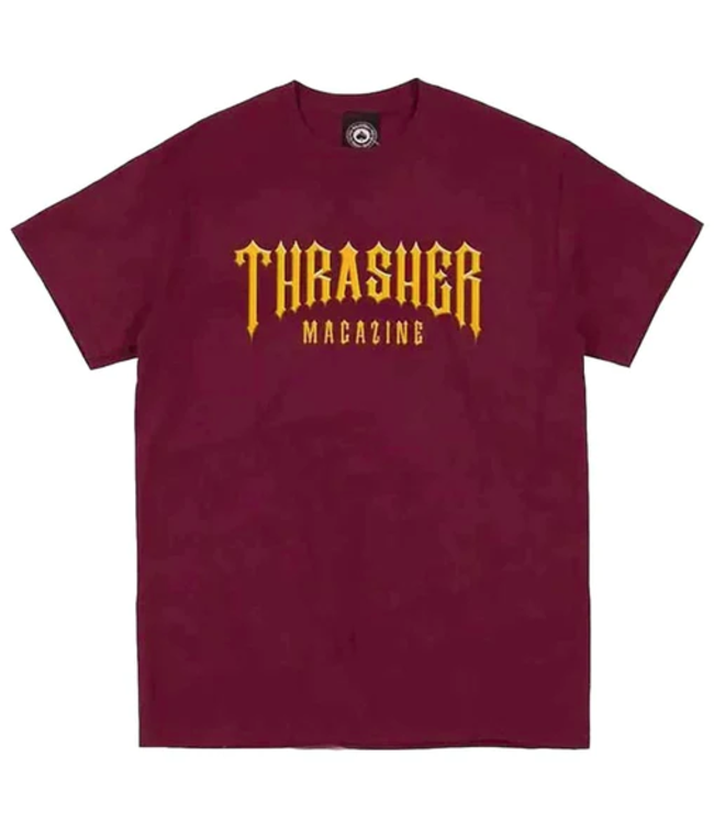 THRASHER THRASHER - LOW LOW TEE (MAROON)