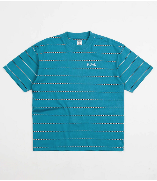 POLAR POLAR - CHECKERED SURF T-SHIRT (TURQUOISE)