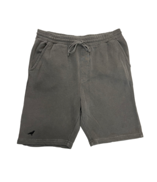 ROOKERY ROOKERY - SMALL LOGO SWEAT SHORT (WASHED BLACK)