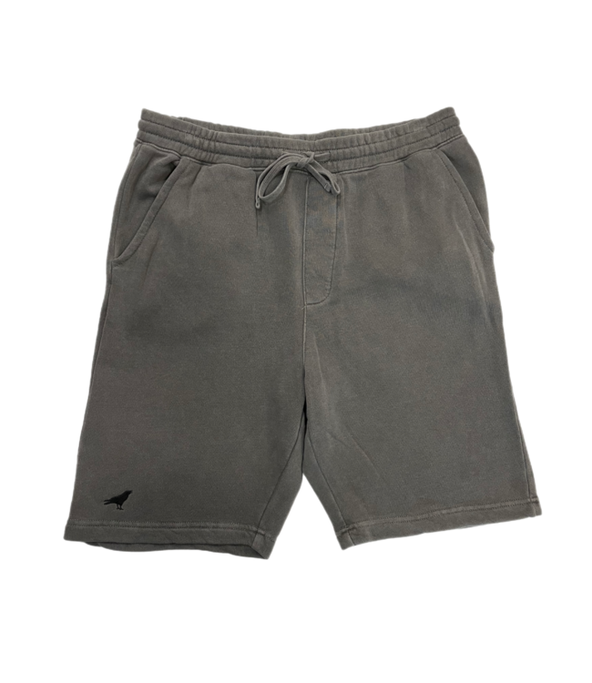 ROOKERY ROOKERY - SMALL LOGO SWEAT SHORT (WASHED BLACK)