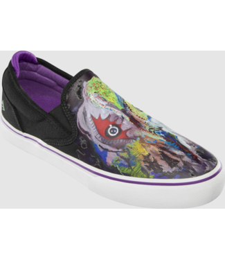 EMERICA - WINO G6 SLIP-ON DINOSAUR JR (NOIR/MAUVE)