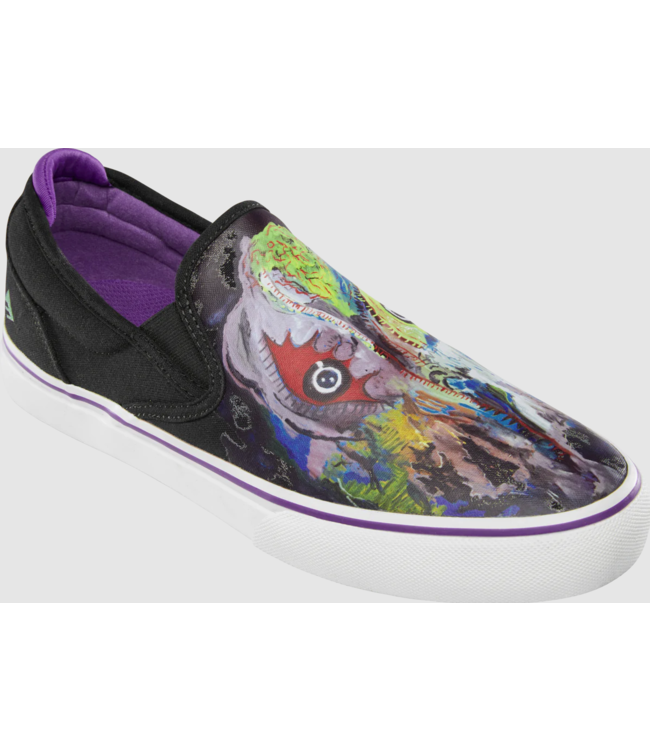 EMERICA - WINO G6 SLIP-ON DINOSAUR JR (NOIR/MAUVE)