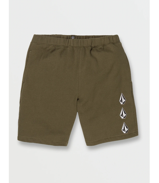VOLCOM VOLCOM - ICONIC STONE FLEECE SHORT (MILITARY)