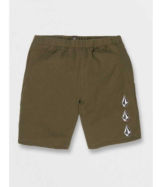 VOLCOM VOLCOM - ICONIC STONE FLEECE SHORT (MILITARY)