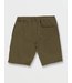VOLCOM VOLCOM - ICONIC STONE FLEECE SHORT (MILITARY)