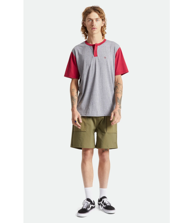 BRIXTON BRIXTON - JUPITER SERVICE SHORT (MILITARY OLIVE/ MERMAID)