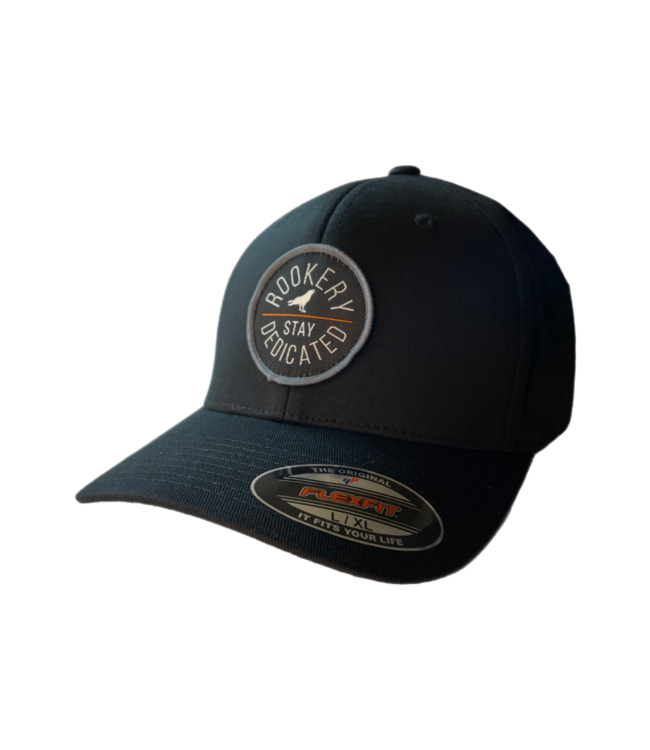 ROOKERY ROOKERY - CIRCLE FLEXFIT CASQUETTE (NOIR)