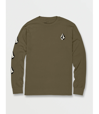 VOLCOM VOLCOM - ICONIC STONE T-SHIRT M/L (MILITAIRE)