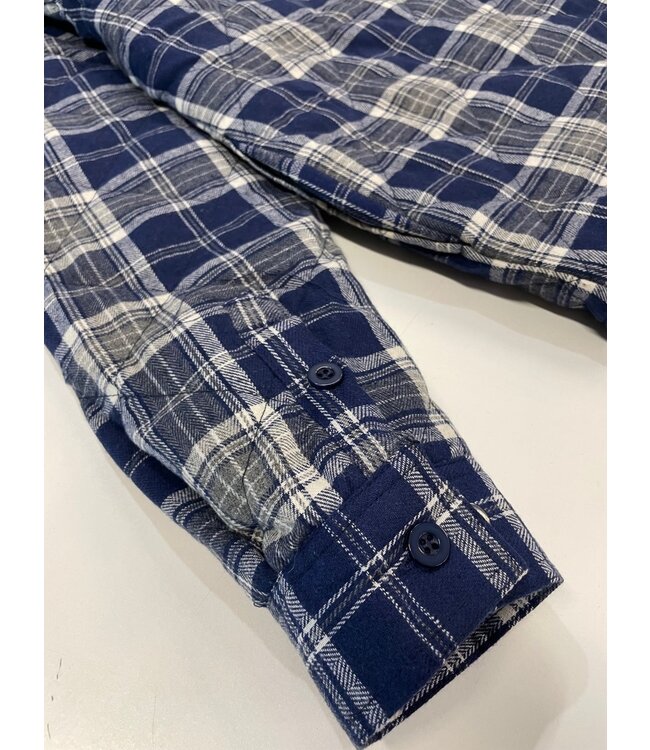 ROOKERY ROOKERY - CEDAR SHERPA LINED PLAID FLANNEL (NAVY)