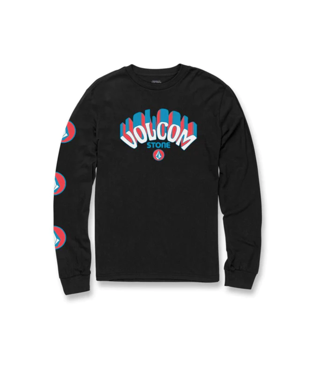 VOLCOM VOLCOM - DELMARKEY KID L/S TEE (BLACK)