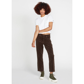 VOLCOM - STONED STRAIGHT CORDUROY JEANS (ESPRESSO)