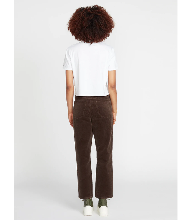 VOLCOM VOLCOM - STONED JEANS DROIT EN VELOURS CÔTELÉ (ESPRESSO)