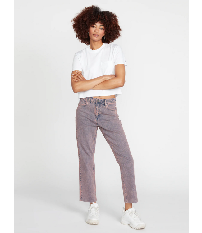 VOLCOM VOLCOM - STONED STRAIGHT JEANS (CORAL HAZE)