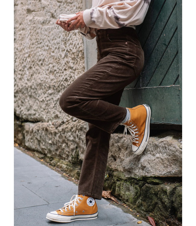 VOLCOM VOLCOM - STONED STRAIGHT CORDUROY JEANS (ESPRESSO)