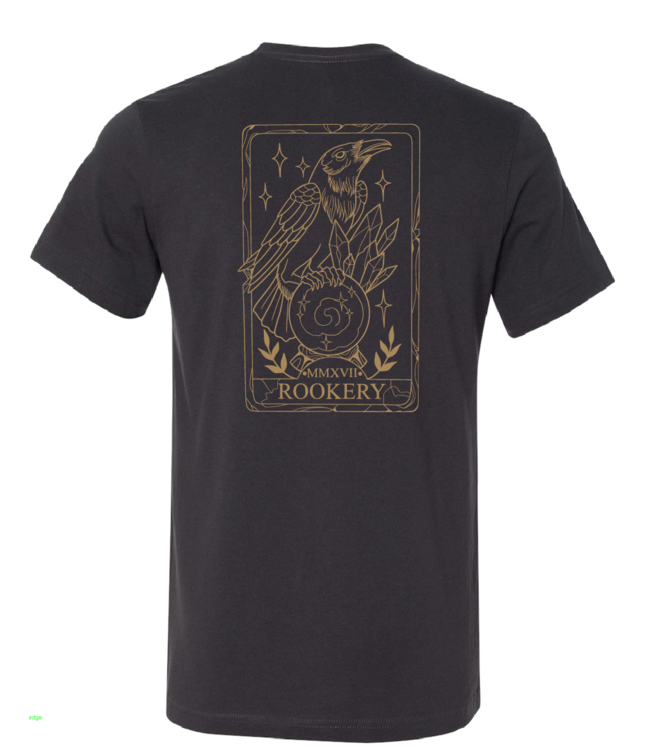 ROOKERY ROOKERY - MEL'S TAROT T-SHIRT (NOIR DÉLAVÉ)
