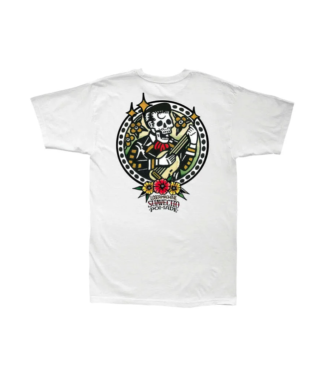 LOSER MACHINE LOSER MACHINE - MARIACHI CALAVERA TEE (WHITE)