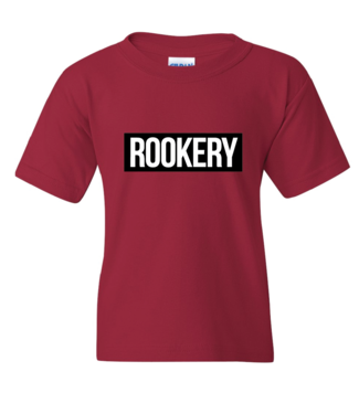 ROOKERY ROOKERY - BLOCK LOGO T-SHIRT ENFANT (ROUGE CARDINAL)