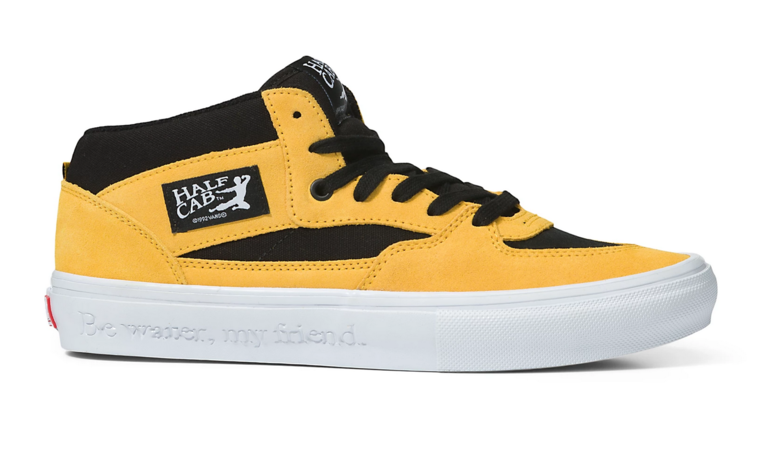 Vans X Bruce Lee collab for the half cab shoes.