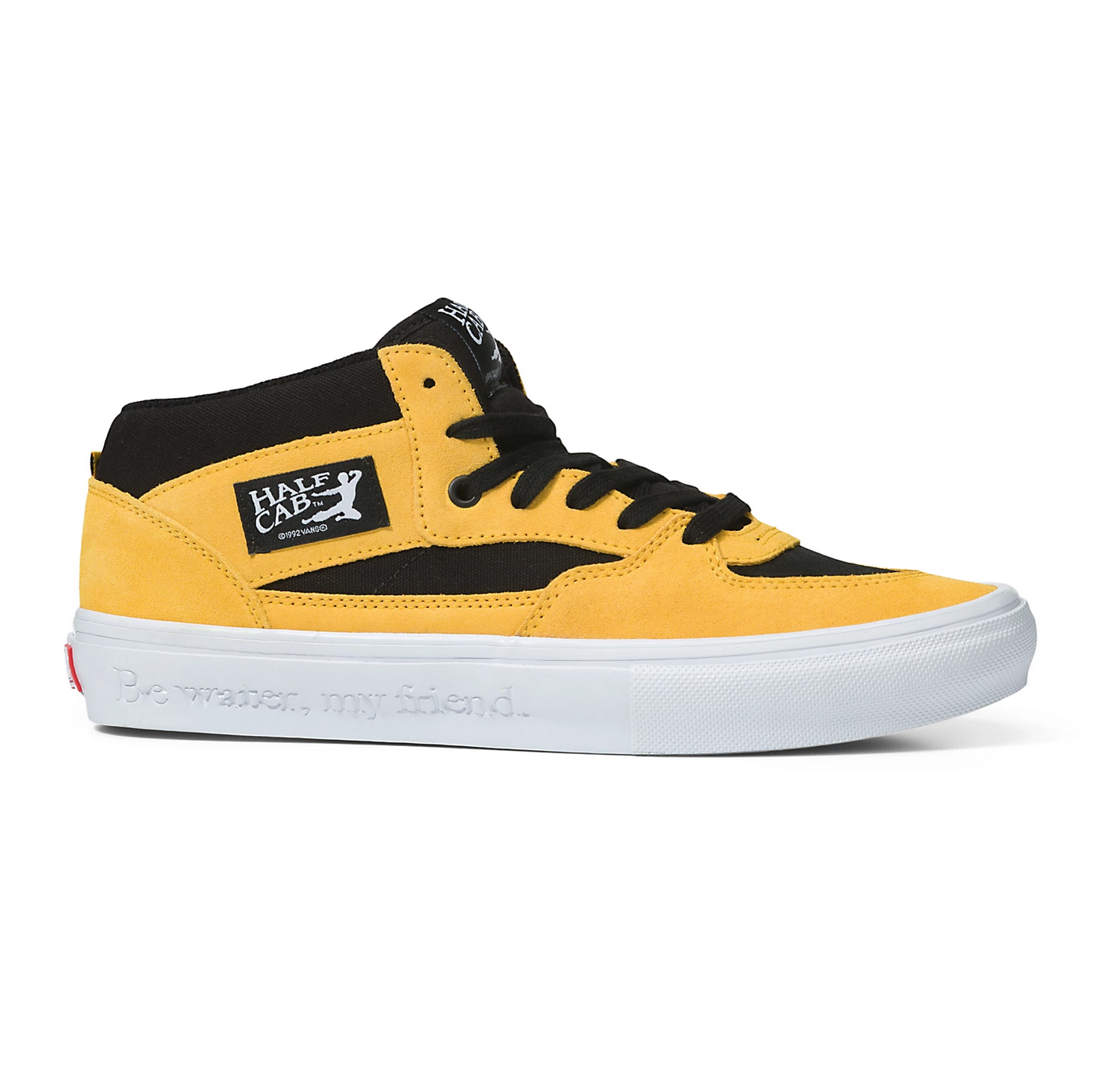 Vans X Bruce Lee collab for the half cab shoes.