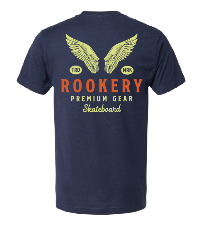 ROOKERY ROOKERY - WINGS T-SHIRT (NAVY)