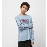 VANS - SK8 LOCK UP KID L/S TEE (ASHLEY BLUE)