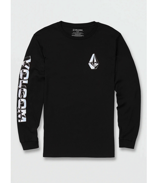 VOLCOM VOLCOM - CHROME STONE L/S TEE (BLACK)