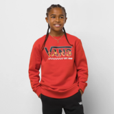 VANS - DIGI FLAME KID CREWNECK (DARK RED)