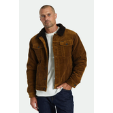 BRIXTON - CABLE MANTEAU CAMIONNEUR DOUBLÉE (LAITON)