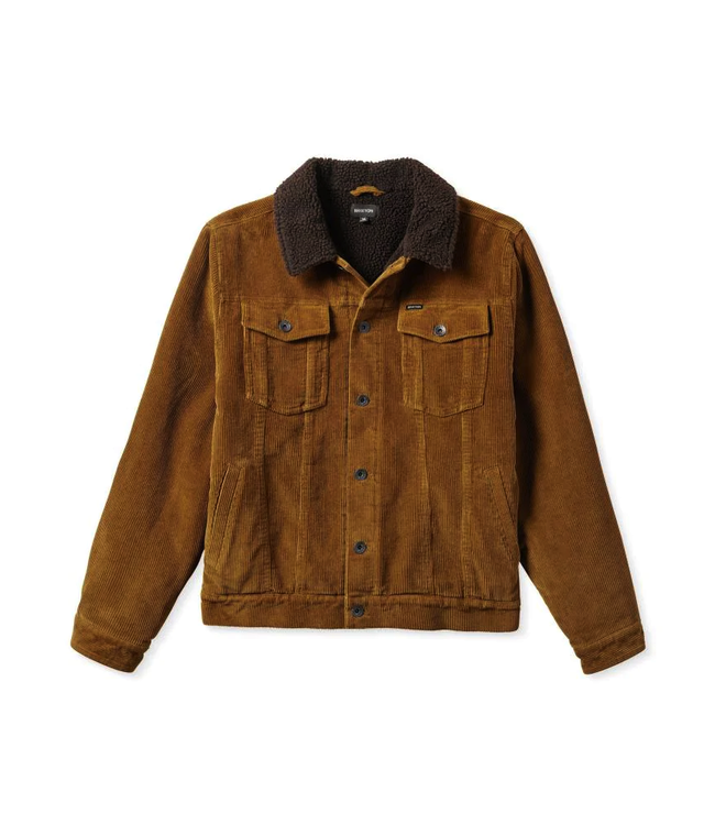 BRIXTON BRIXTON - CABLE MANTEAU CAMIONNEUR DOUBLÉE (LAITON)