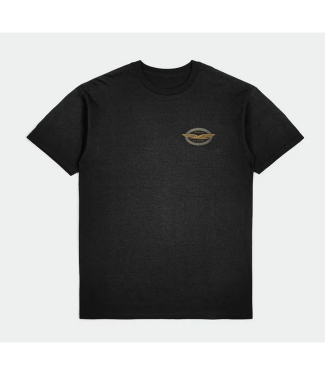 BRIXTON BRIXTON - SKYLARK TEE (BLACK WORN WASH)