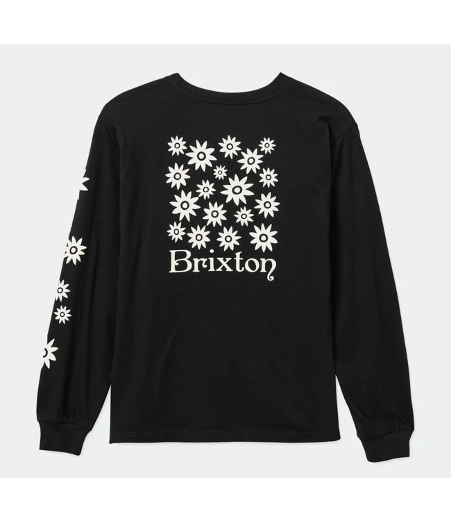 BRIXTON BRIXTON - GRETEL L/S T-SHIRT BOYFRIEND (NOIR)