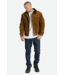 BRIXTON BRIXTON - CABLE LINED TRUCKER JACKET (BRASS)