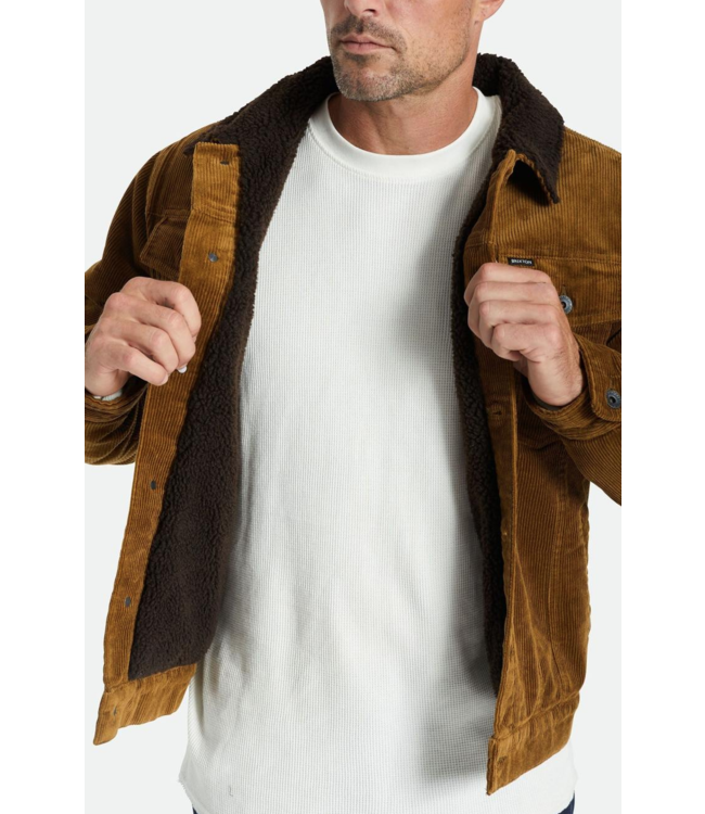 BRIXTON BRIXTON - CABLE MANTEAU CAMIONNEUR DOUBLÉE (LAITON)