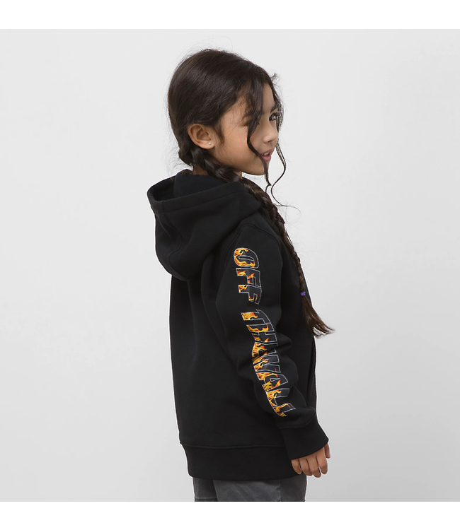 VANS VANS - DIGI FLAMES KID HOODIE (BLACK)