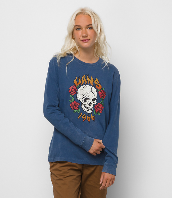 VANS VANS - ROSA BF L/S TEE (DARK DENIM)