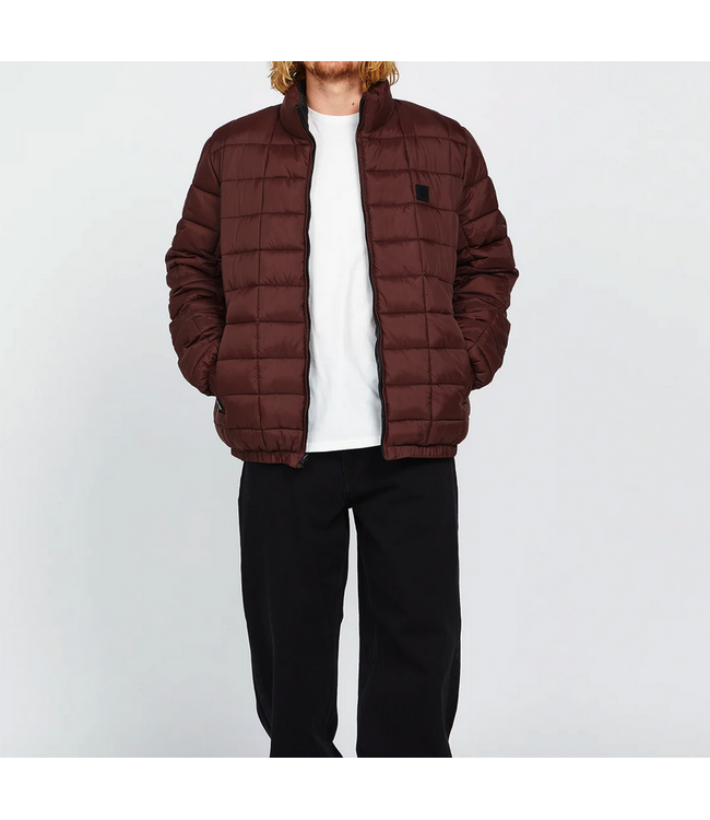 VOLCOM VOLCOM - WALLTZERD REVERSIBLE JACKET (MAHOGANY)