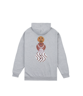CLASSIC CLASSIC - QUARTERSNACKS BUSS DOWN HOODIE (HEATHER GREY)