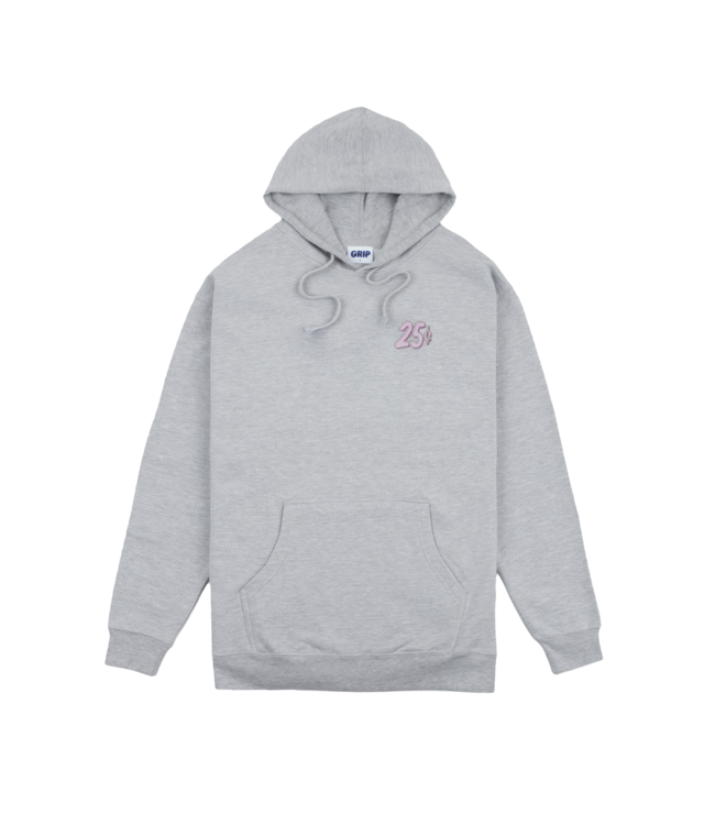 CLASSIC CLASSIC - QUARTERSNACKS BUSS DOWN HOODIE (HEATHER GREY)
