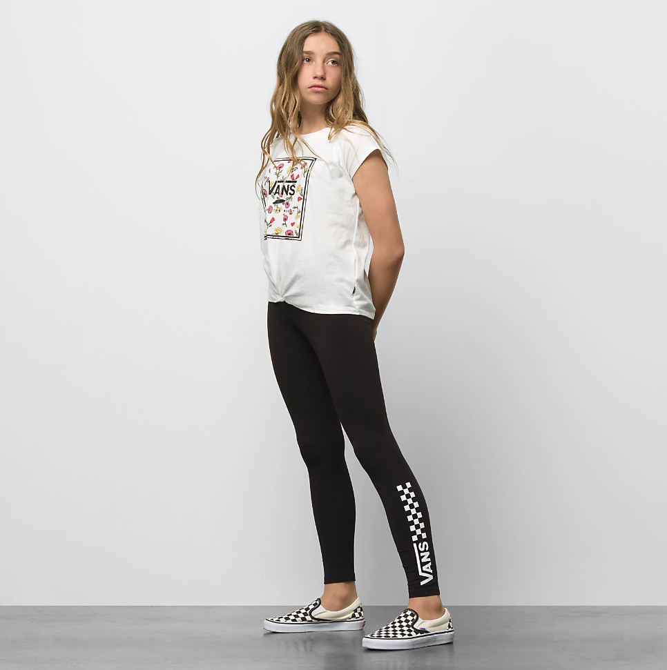 ROOKERY Boutique - (BLACK/ skateshop WHITE) - LEGGING II CHALKBOARD VANS KID