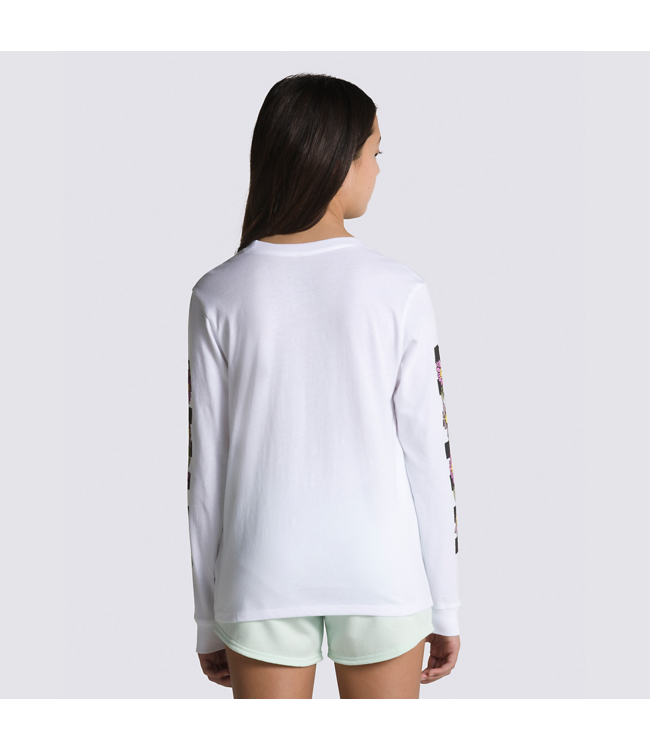 VANS VANS - ELEVATED FLORAL KID L/S TEE (WHITE)
