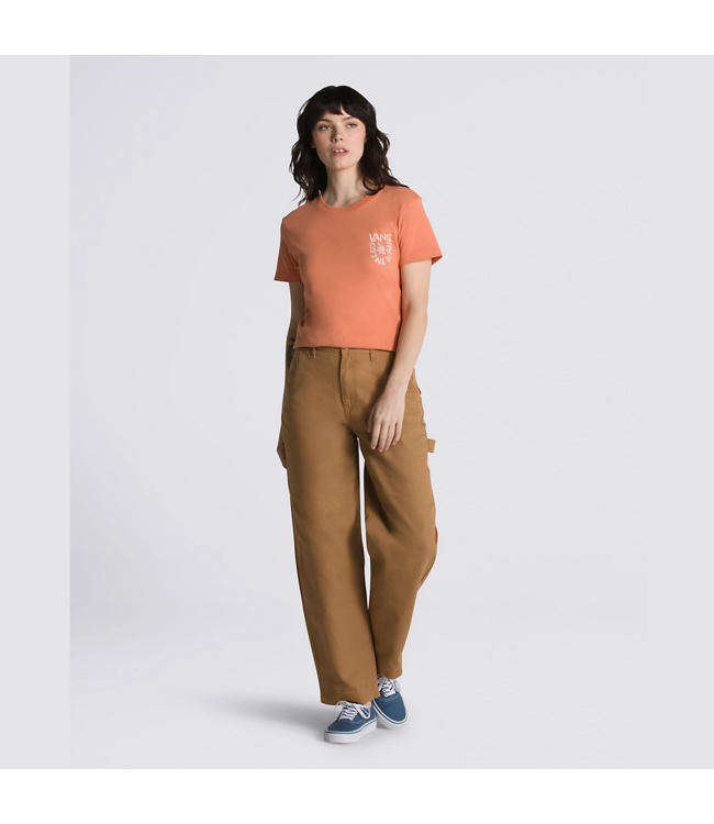 VANS VANS - PANTALON CHARPENTIER TAILLE HAUTE GROUND WORK (MARRON TABAC)