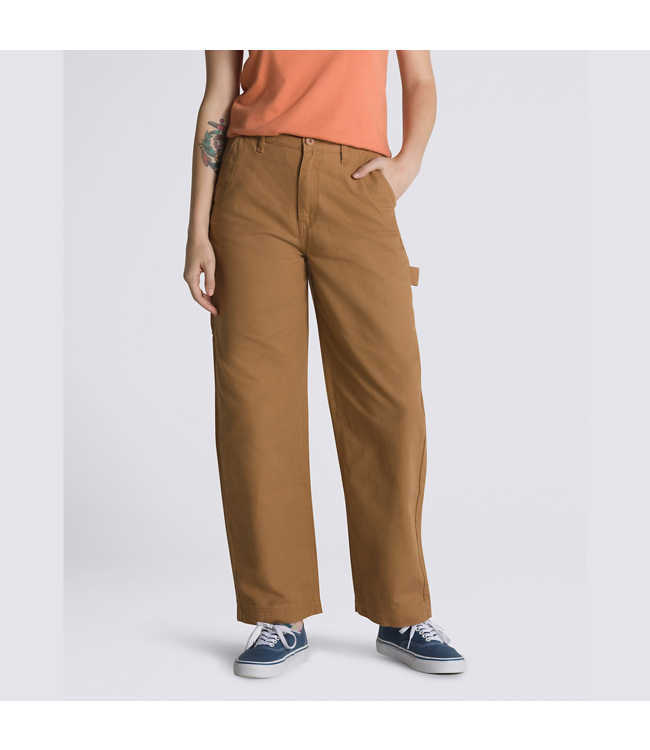 VANS VANS - GROUND WORK HIGH RISE CARPENTER PANT (TOBACCO BROWN)