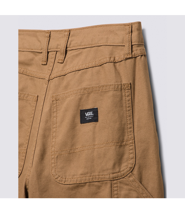 VANS VANS - PANTALON CHARPENTIER TAILLE HAUTE GROUND WORK (MARRON TABAC)