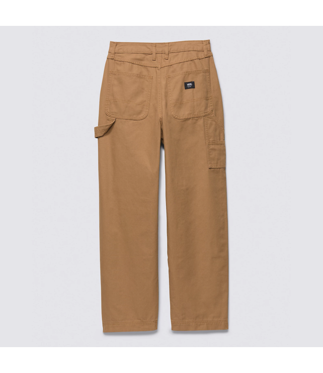VANS VANS - PANTALON CHARPENTIER TAILLE HAUTE GROUND WORK (MARRON TABAC)