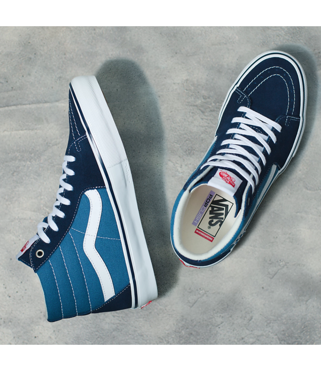 VANS VANS - SKATE SK8-HI (BLEU MARINE/BLANC)
