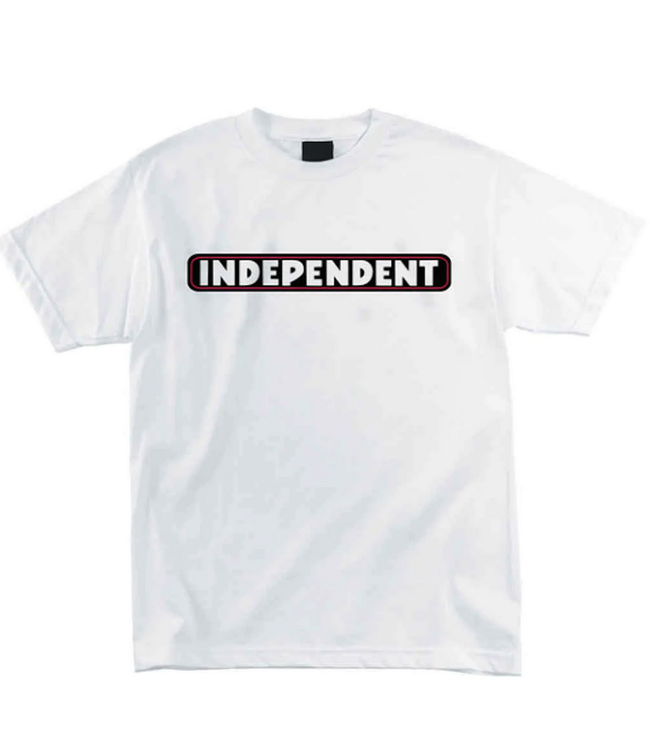 INDEPENDENT INDEPENDENT - BAR LOGO TEE (WHITE)